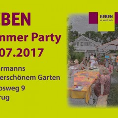GEBEN-Sommerparty am 22.7.2017