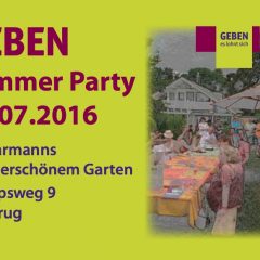 Sommerparty in Haffkrug am 2.7.2016